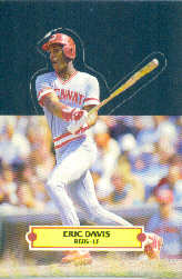 1988 Donruss Pop-Ups Baseball Cards    016      Eric Davis